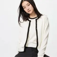UNIQLO UVカットクルーネックカーディガン