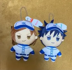 【新品】呪術廻戦 伏黒恵、釘崎野薔薇 マスコット キーホルダー 2個セット