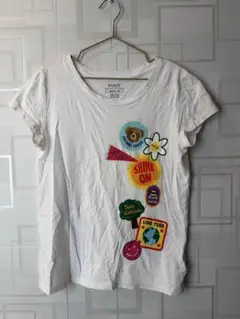 Polo Ralph Lauren ホワイトTシャツ M(8-10) ポロベア