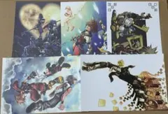 キングダムハーツ　プレミアムポストカードセットA