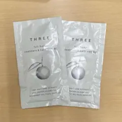 THREE threeフルボディトリートメント＆バスソルト BE 40g【２個】