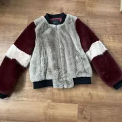 ROSE BUD ヒョウ柄フェイクファー ボンバージャケット ※最終価格 