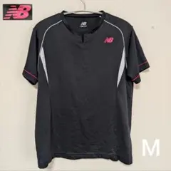 New Balance トレーニングTシャツ M 黒 NB 半袖　メンズ　ウェア