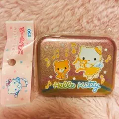 希少レア　ハローキティ　スイートクローバー　缶ケース　2003年製 サンリオ