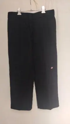 Dickiesディッキーズダブルニーコットンワークパンツ黒メキシコ製W32L32