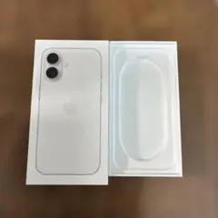 iPhone16 ホワイト　箱のみ