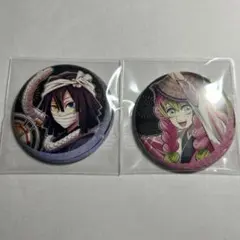鬼滅の刃 伊黒小芭内 甘露寺蜜璃 阿波踊り 缶バッジ セット