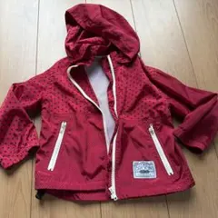 BROOM キッズ ウィンドブレーカー ドット柄 レッドのサムネイル