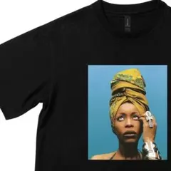 エリカ・バドゥ フォトTシャツ ブラック Erykah Badu アーティスト