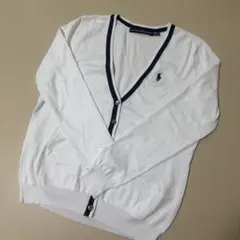 Ralph Lauren Sport ホワイト Vネックカーディガン M