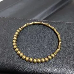 真鍮 アクセサリー バングル ブレスレット ハンドメイド ヴィンテージ