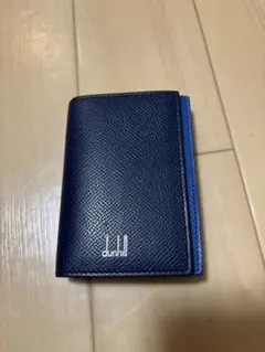 ダンヒル　カードケース　ネイビー