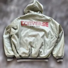 CONVERSE フード付きナイロンジャケット 裏ボア