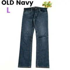 【美品】OLD NAVY スキニーデニム ストレッチ 濃紺 L相当