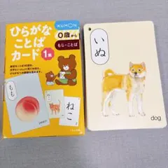 くもん ひらがなことばカード 1集のサムネイル