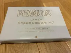 クックパッドプラス付録　スヌーピー 折りたためる BIG保冷バッグ
