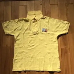 90'S   ミキハウス　黄色　メンズM    ポロシャツ