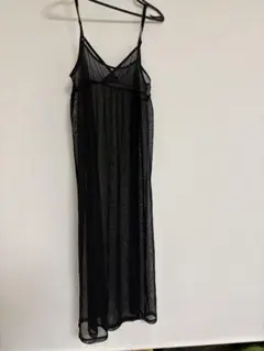 GU ブラック キャミワンピース S