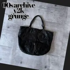 バッグ 00s archive leather boston bag y2k 00s archive fake leather boston bag y2k - メルカリ