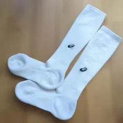 ASICS バレーボール用ソックス ホワイト