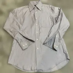 ユニクロ　ボタンダウン ワイシャツ S グレーチェック