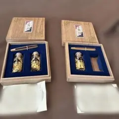 奈良一刀彫 瀬谷桃源作 立雛 伝統工芸品 雛人形 共箱入り 骨董品