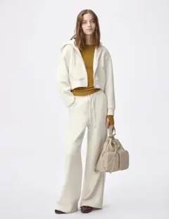 GU パフスウェットバギーパンツ+EC(丈長め77.0cm) M★