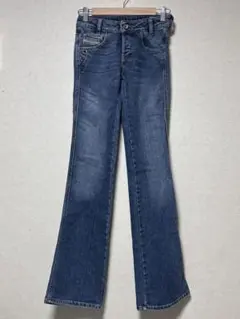DIESEL ブーツカット フレア デニム インディゴW24 y2k