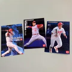 【カープレジェンド】プロ野球チップスカード3枚セット