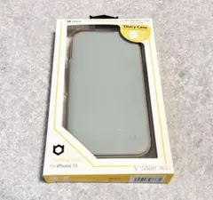 iPhone15 iFace Cardina2nd 手帳型ケース くすみグリーン