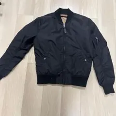 ALPHA INDUSTRIES ブラック MA-1 フライトジャケット M