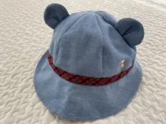 ファミリア　クマ耳付きベビー帽子