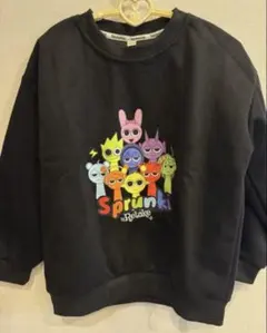 SPRUNKI スプランキー トレーナー 長袖 ブラック キッズ 130cm
