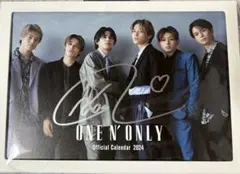 ワンエン ONE N' ONLY カレンダー サイン付き 草川直弥 NAOYA