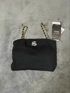 翔子コラボ shoko カップ付きチェーンキャミソール黒　 SSP