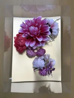 ピンク系　髪飾りセット　成人式