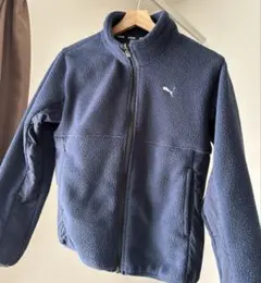 PUMA フリースジャケット L ネイビー
