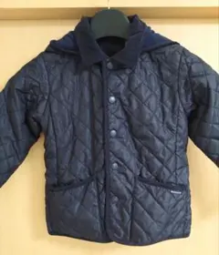 Miki House 120 ネイビー キルティングジャケット