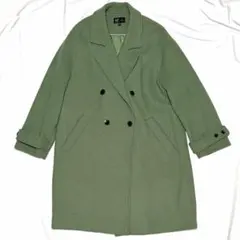ZARA ダブルロングコート　チェスターコート