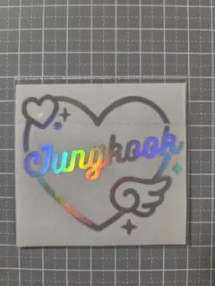 BTS グク ジョングク ホログラムステッカー アミボムステッカー