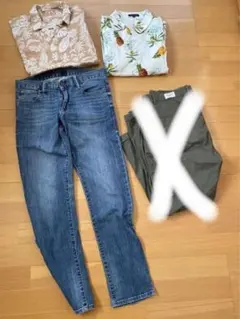 メンズ Sサイズ　まとめ売り　シャツ、パンツのサムネイル