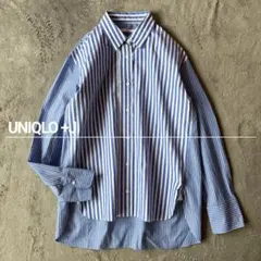 ★【美品】UNIQLO +J ストライプ 長袖シャツ Sのサムネイル