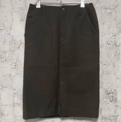 【URBAN RESEARCH】ウール100％ フロントスリット スカート M