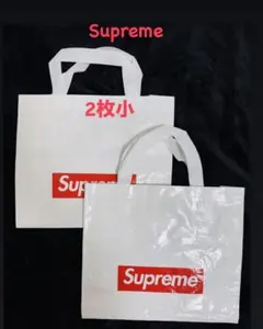 Supreme ショップ袋 2枚セット 白