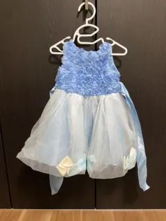 キャサリンコテージ ベビードレス 水色 サイズ80