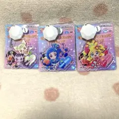 キミとアイドルプリキュア♪ 光るストラップ アクリルキーホルダー 3個セット