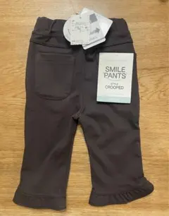 タグ付き未使用　プティマイン　クロップド　パンツ　90cm