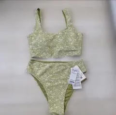 billabong 花柄グリーンセパレート水着のサムネイル