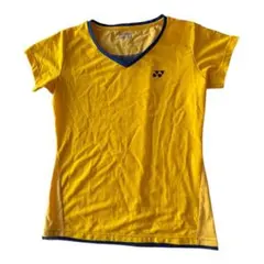YONEX イエロー Vネックシャツ M
