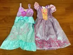 Disney プリンセス ドレス 2着セット　ラプンツェル&アリエル